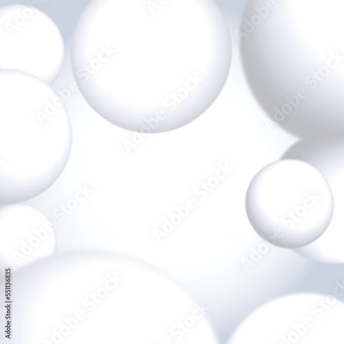Bubble 3d abstract background Air bubbles underwater on a transparent background. Soap bubbles
