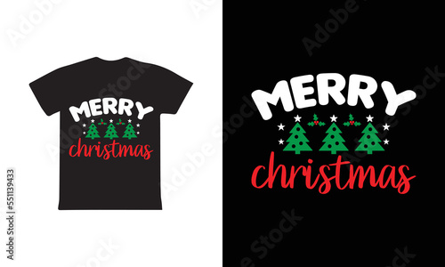 "Merry Christmas" is an ugly Christmas t-shirt design.