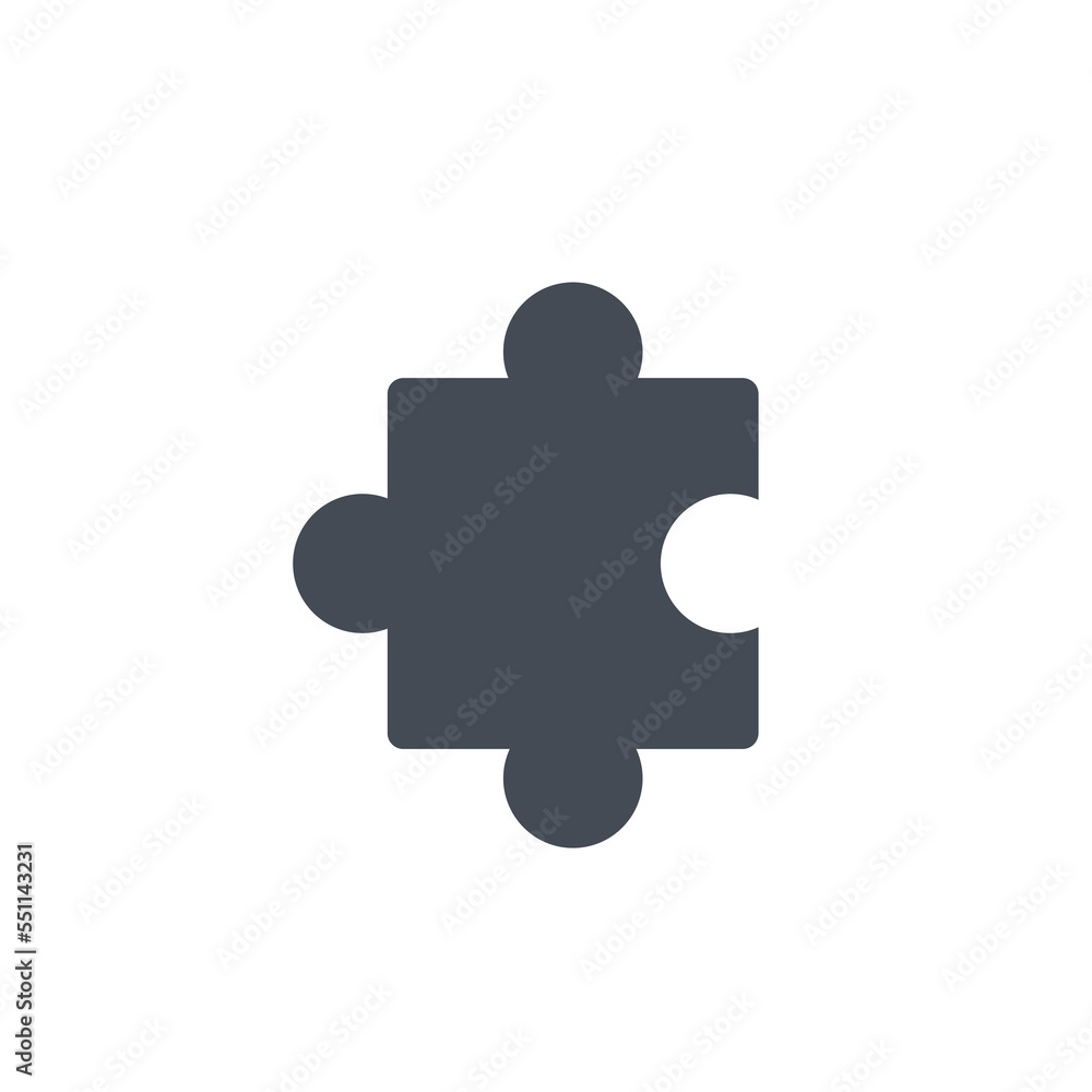 Piece, Puzzle fill icon isolated on white background. Piece notes icon pictogram vector Piece, Puzzle fill icon isolated on white background. Piece notes icon pictogram vector