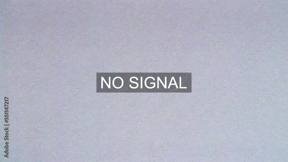 VHS effect. No signal. Bad interference. VHS defects, noise and