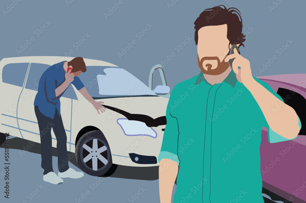 people call the insurance claim when car accident illustration vector png people call the insurance claim when car accident illustration vector png