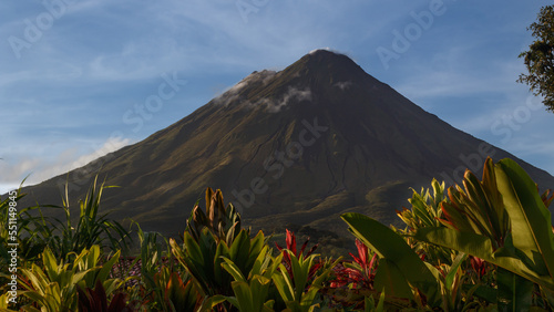 Arenal Volcano surrounded by tropical nature