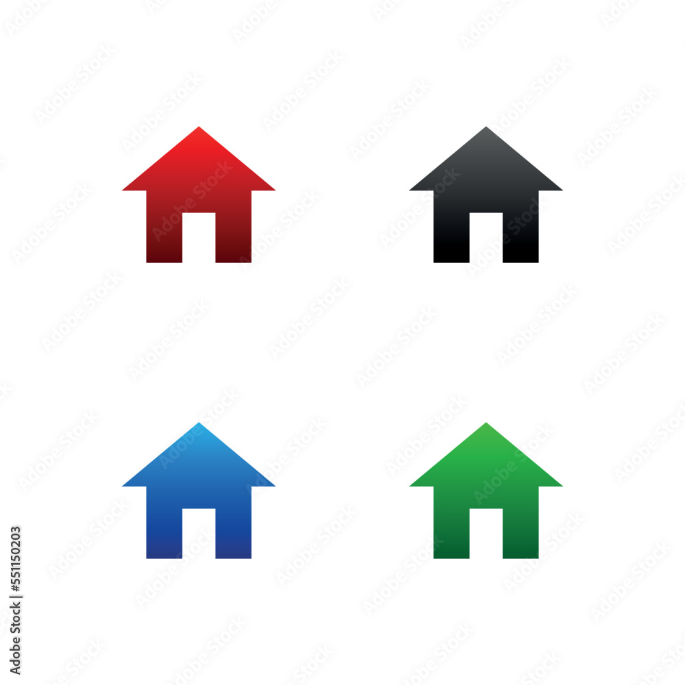 home button web vector template home button web vector template
