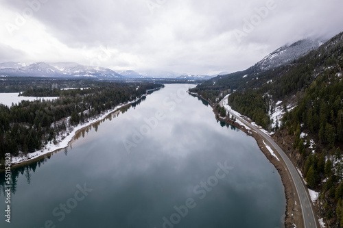 lake in the mountains