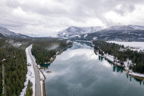 lake in the mountains