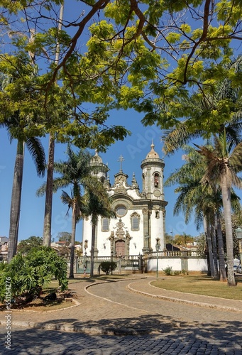 Baroque Church of Minas Gerais. Church of San Francisco de Assis.