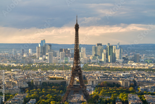 Eiffel Tower at sunset in Paris. France © Pawel Pajor