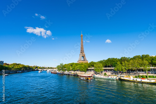 Eiffel Tower by seine river in Paris. France © Pawel Pajor