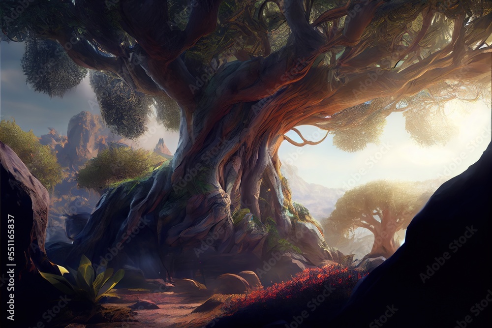 Yggdrasil from norse mythology known for being the tree of life ...