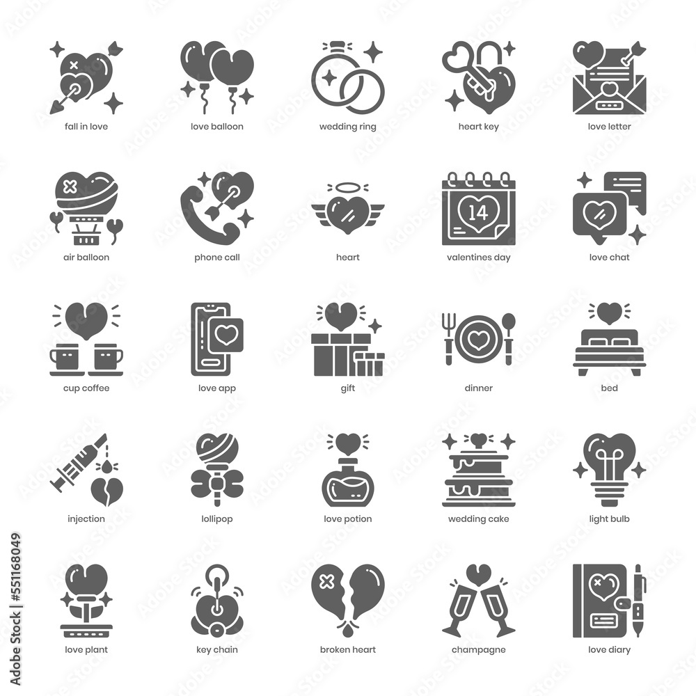 Valentines Day icon pack for your website design, logo, app, and user interface. Valentines Day icon glyph design. Vector graphics illustration and editable stroke. Valentines Day icon pack for your website design, logo, app, and user interface. Valentines Day icon glyph design. Vector graphics illustration and editable stroke.