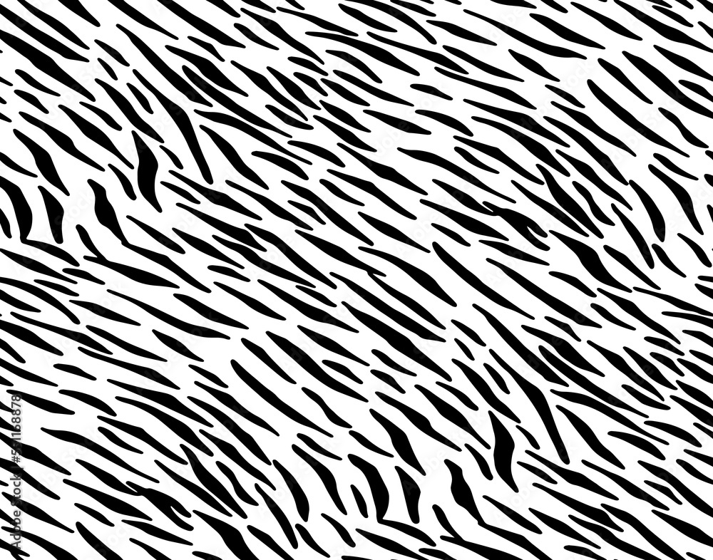Full Seamless Zebra Tiger Worn Pattern Textile Texture. Distressed Vector Background. Black and White Animal Skin for Women Dress Fabric Print. Full Seamless Zebra Tiger Worn Pattern Textile Texture. Distressed Vector Background. Black and White Animal Skin for Women Dress Fabric Print.