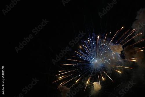 Feuerwerk über Düsseldorf zur Rheinkirmes photo