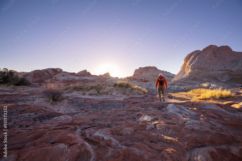 Naklejka premium Hike in Utah