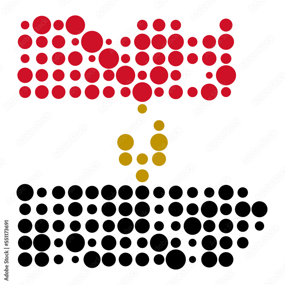 Egypt Silhouette Pixelated pattern map illustration Egypt Silhouette Pixelated pattern map illustration