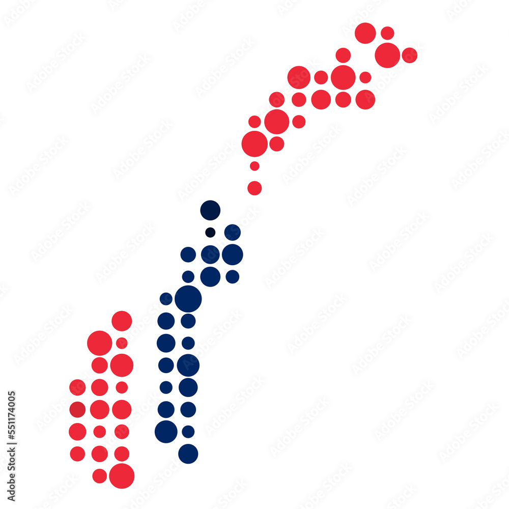 Norway Silhouette Pixelated pattern map illustration Norway Silhouette Pixelated pattern map illustration