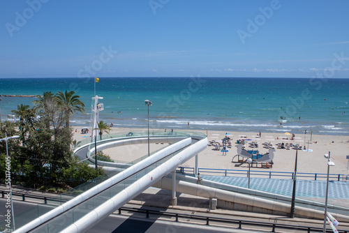 City beach of Alicante Spain