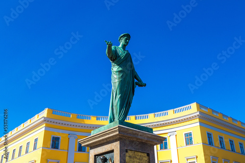 Duke de Richelieu monument in Odessa photo