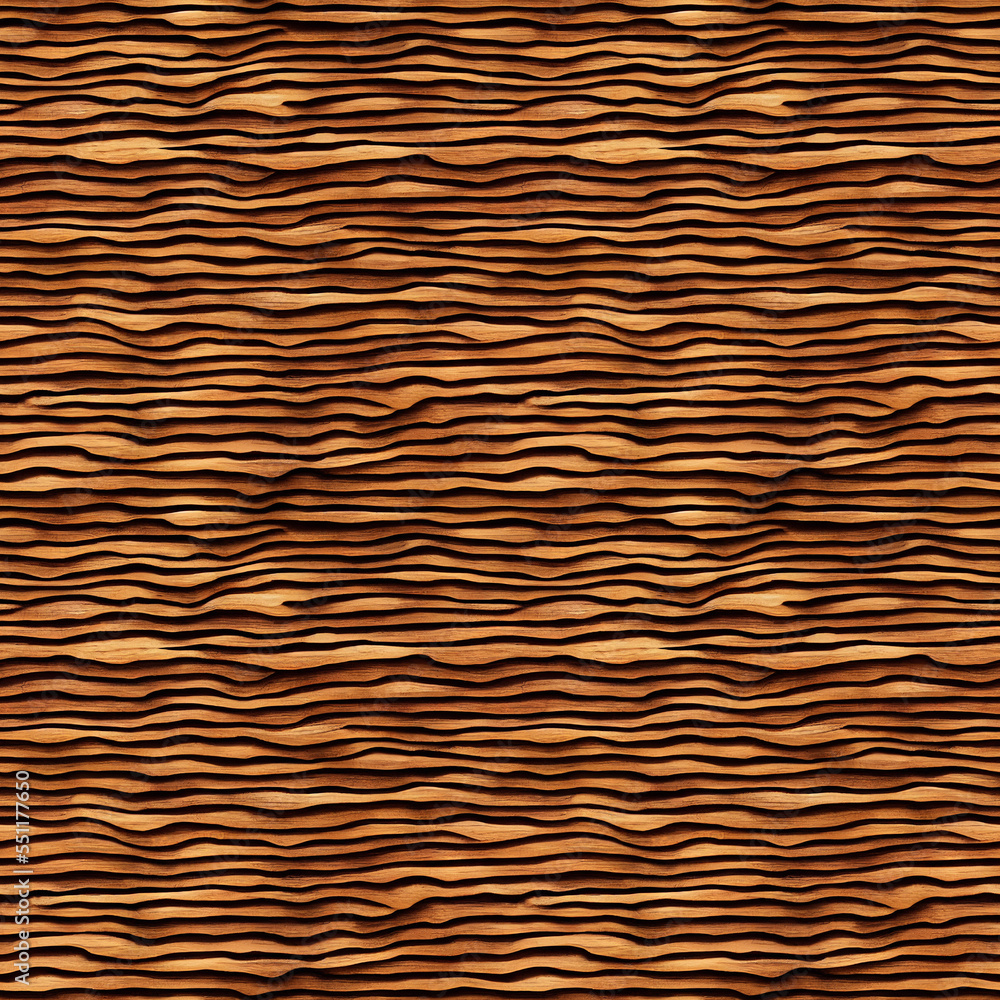 Fototapeta premium Brown wooden boards grunge seamless background