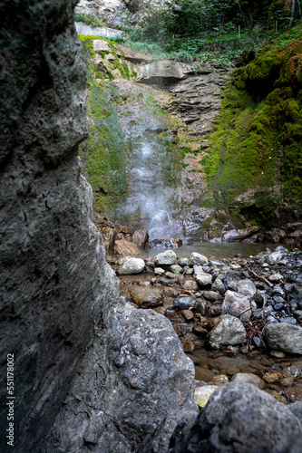 waterfall in the mountains Switzerland  © Andy