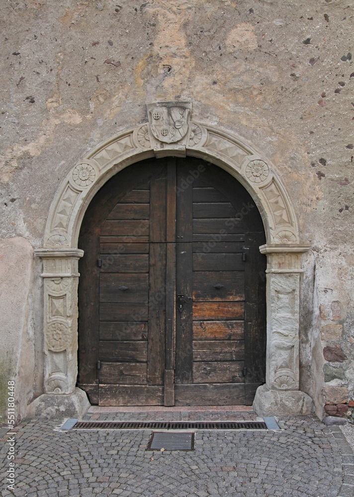 portale di ingresso al Castel Mareccio, Bolzano