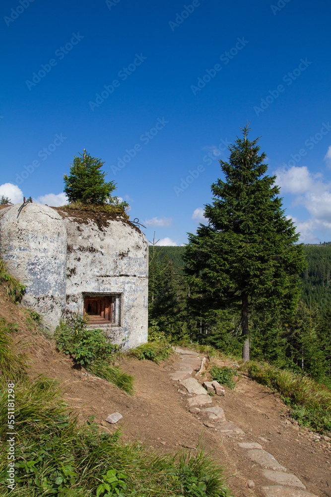 bunker in the mountains