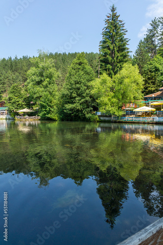 Center of famous spa resort of Velingrad, Bulgaria