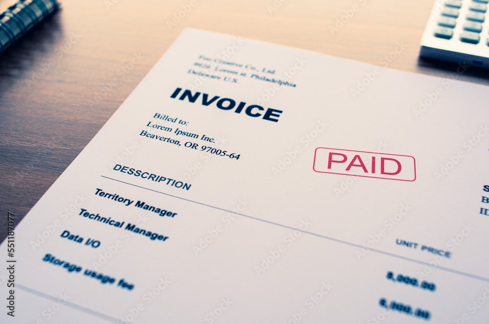 There is dummy documents that created for the photo shoot on the desk