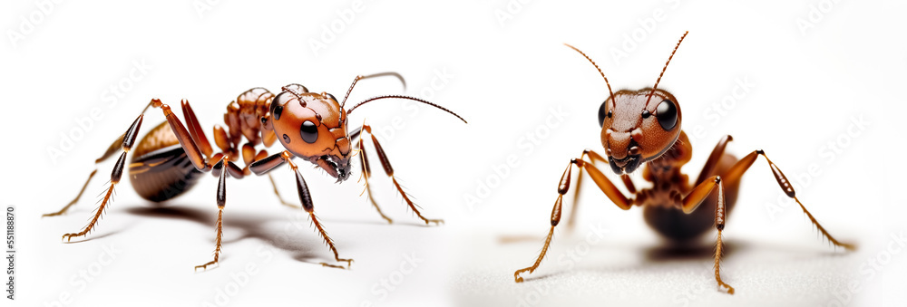 The ant isolated image on white background
The ant isolated image on white background