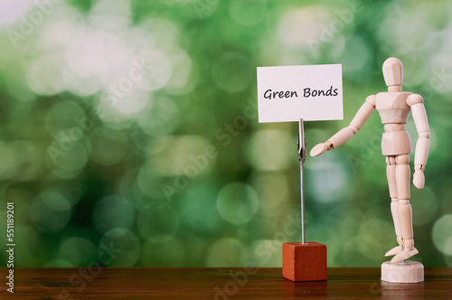 There is piece of paper with the word Green Wash. photo