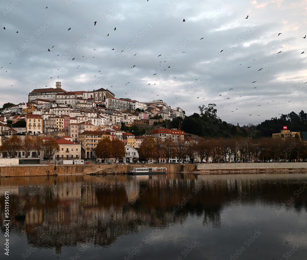 Entardecer na Cidade - Cidade de Coimbra em Portugal