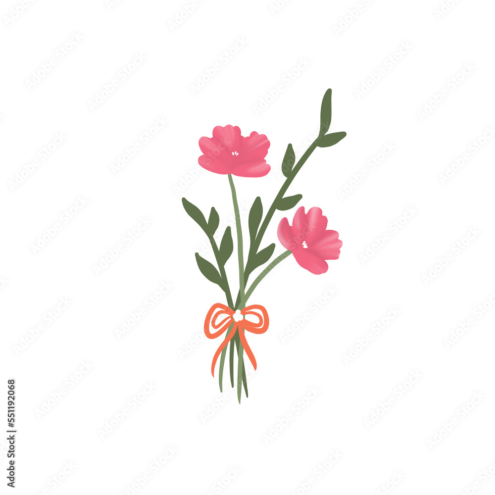 bunch of pink flower bunch of pink flower