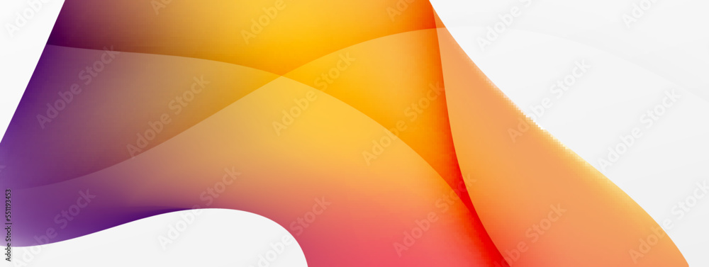 Fluid color abstract background. Liquid gradients, wave pattern. Trendy techno business template for wallpaper, banner, background or landing