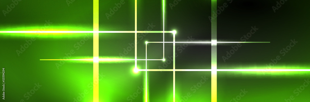 Neon glowing fluid wave lines, magic energy space light concept. Vector illustration for wallpaper, banner, background, leaflet, catalog, cover, flyer Neon glowing fluid wave lines, magic energy space light concept. Vector illustration for wallpaper, banner, background, leaflet, catalog, cover, flyer