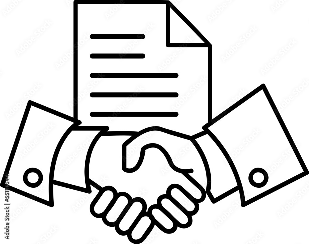 Contract signing icon vector logo on white background..eps Contract signing icon vector logo on white background..eps