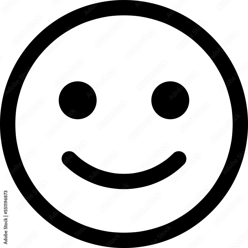 Smile face emoticon icon in trendy flat design on white background..eps Smile face emoticon icon in trendy flat design on white background..eps