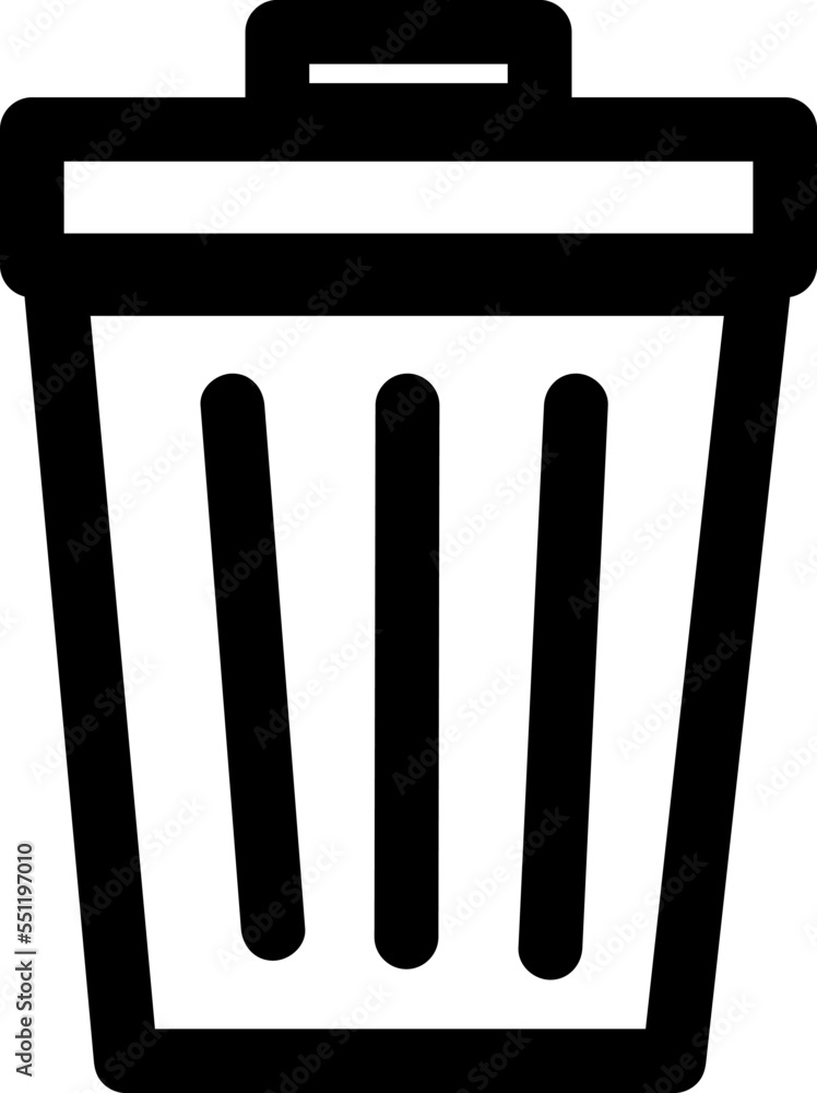 Trash icon. trash can icon. Delete icon vector on white background..eps Trash icon. trash can icon. Delete icon vector on white background..eps