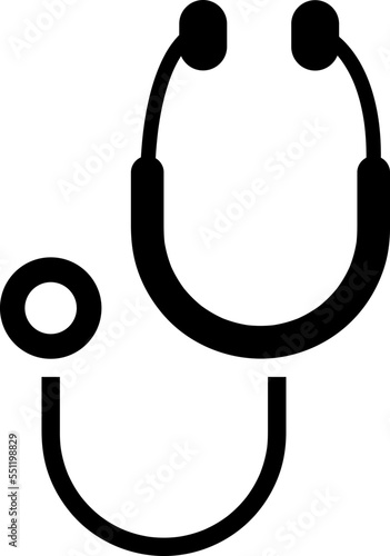 stetoskop icon, vector symbol template on white background..eps