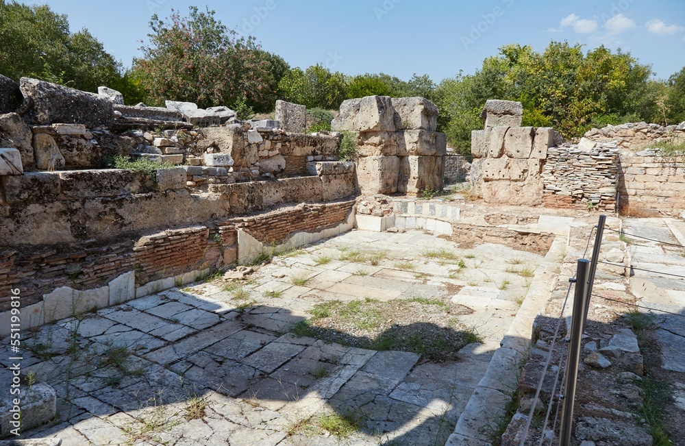 The Hadrianic Baths of Aphrodisias, Turkey The Hadrianic Baths of Aphrodisias, Turkey