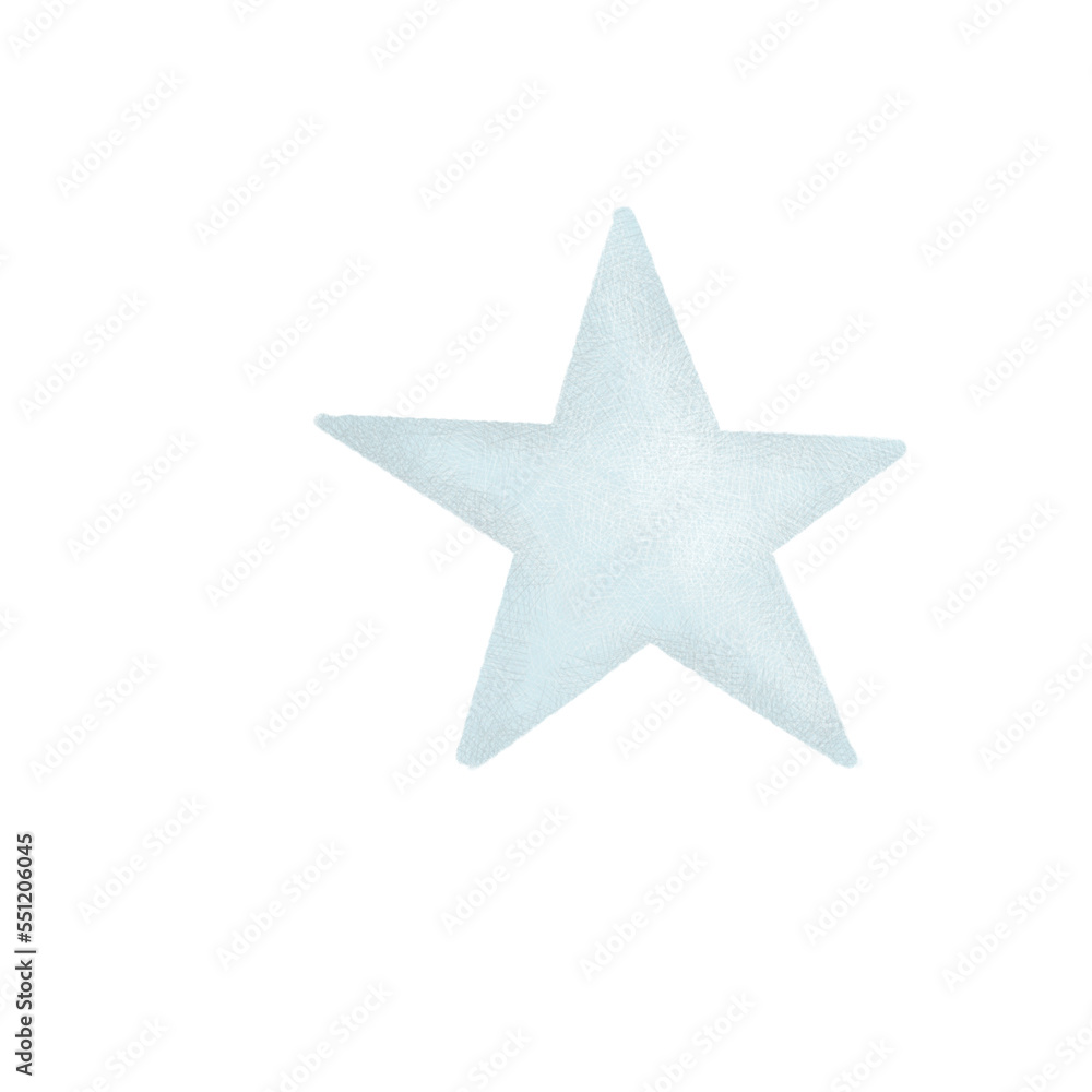 Pencil hand drawn cozy pastel blue star png illustration. Colorful children cartoon clipart on isolated transparent background. Pencil hand drawn cozy pastel blue star png illustration. Colorful children cartoon clipart on isolated transparent background.