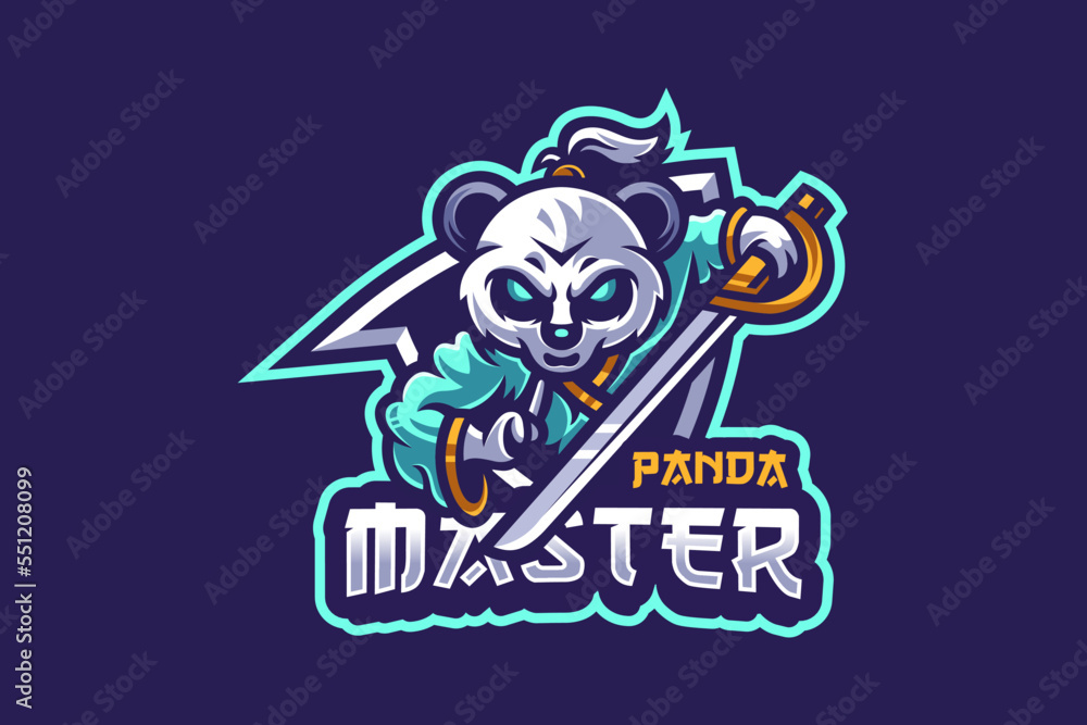 Template logo mascot suitable for sports, games, clubs, teams and more