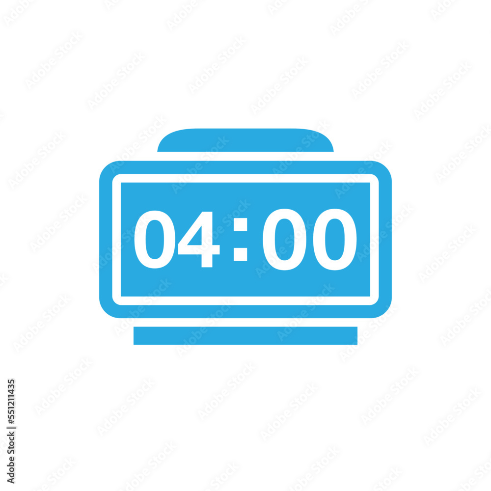 digital clock ,icon, design, flat, style, trendy, collection, template digital clock ,icon, design, flat, style, trendy, collection, template