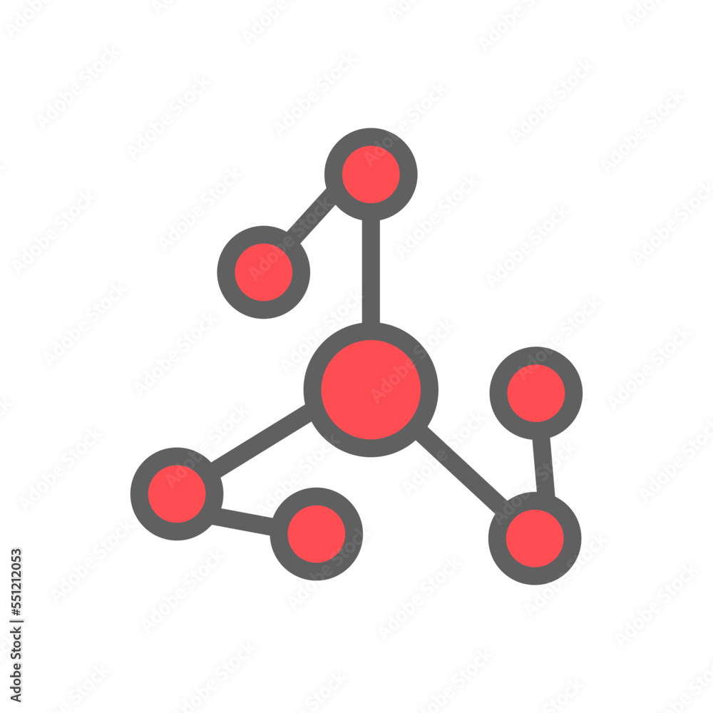 molecule ,icon, design, flat, style, trendy, collection, template molecule ,icon, design, flat, style, trendy, collection, template
