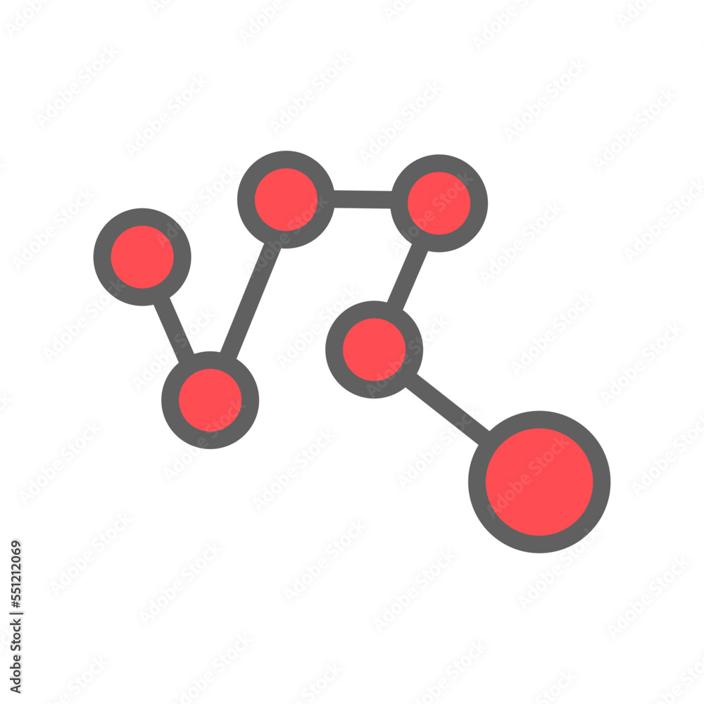 molecule ,icon, design, flat, style, trendy, collection, template molecule ,icon, design, flat, style, trendy, collection, template