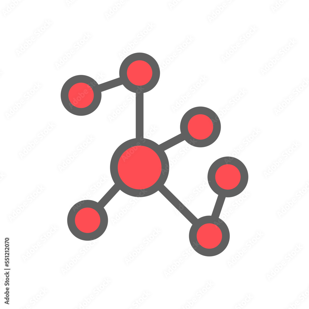molecule ,icon, design, flat, style, trendy, collection, template molecule ,icon, design, flat, style, trendy, collection, template