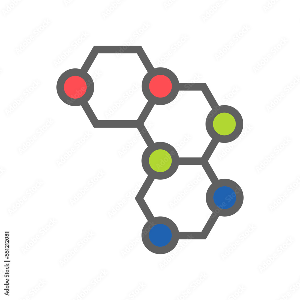 molecule ,icon, design, flat, style, trendy, collection, template molecule ,icon, design, flat, style, trendy, collection, template