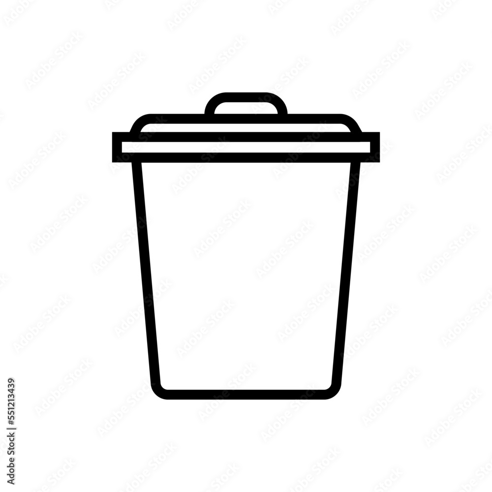 trash can ,icon, design, flat, style, trendy, collection, template trash can ,icon, design, flat, style, trendy, collection, template