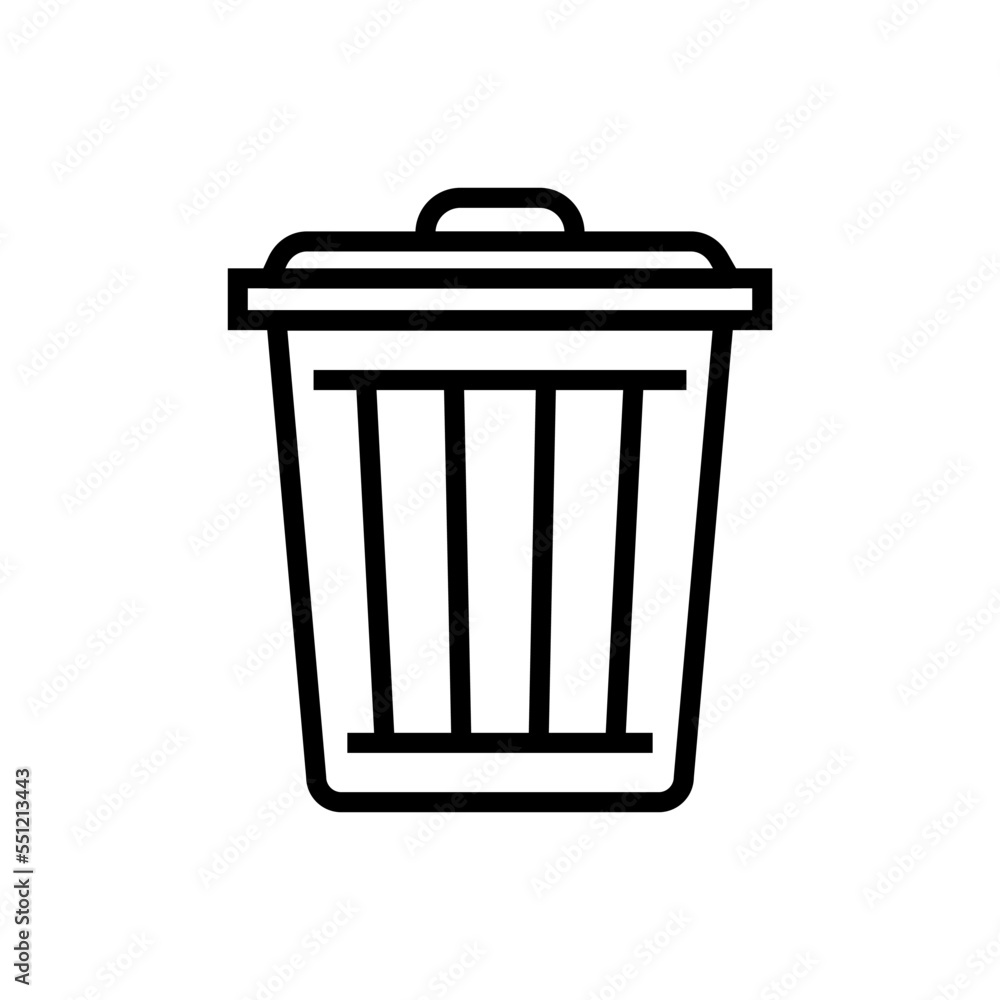 trash can ,icon, design, flat, style, trendy, collection, template trash can ,icon, design, flat, style, trendy, collection, template