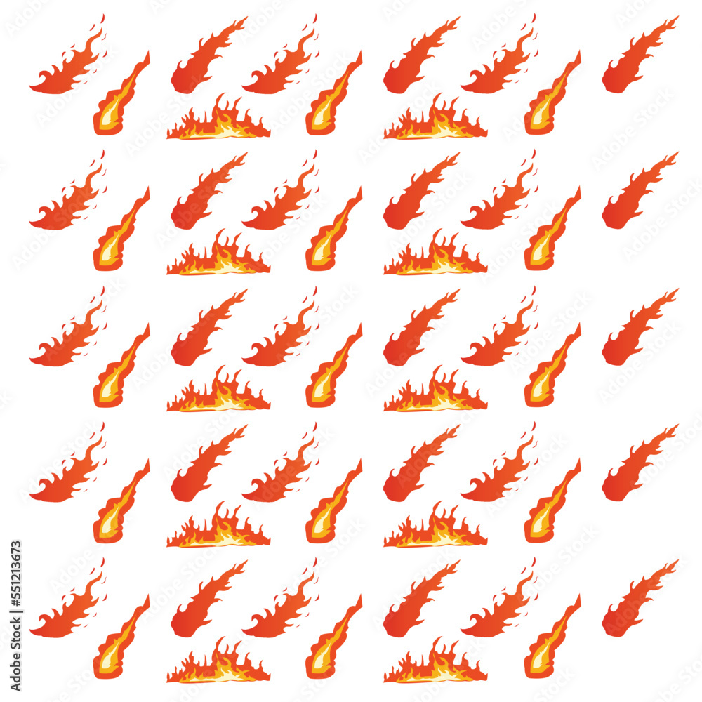 Fire flames pattern Fire flames pattern