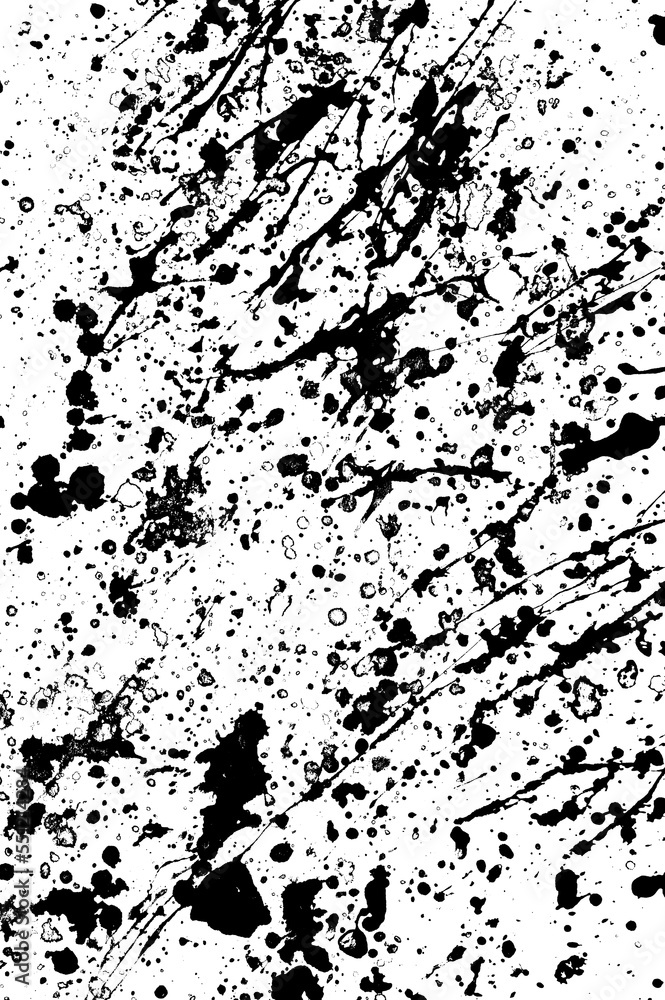 Obraz premium black and white textured background, color painted splash