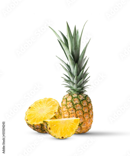  pineapple isolated on transparent png